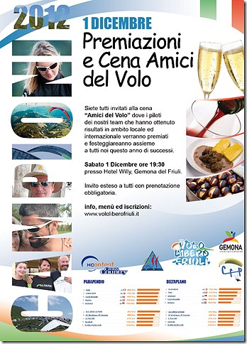 Volantino cena 2012